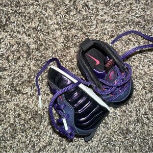 Nike Kids Black and Purple Sneakers